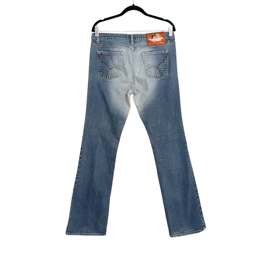 Fiorucci Y2K Medium Wash Mid-Rise Straight Leg Jeans - Picture 2 of 7